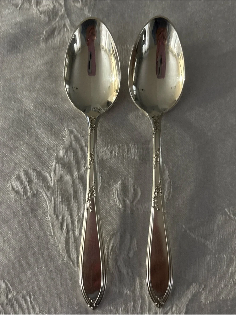 Stratford Silver Co ROSEMARY Flatware 2 Teaspoon Silverware 5.25 Inches
